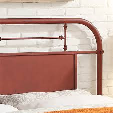 Target.com has been visited by 1m+ users in the past month Furniture Of America Trinket Industrial Metal King Panel Bed In Red Idf 7502rd Ek