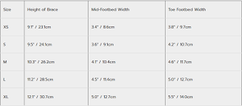 44 Logical Air Cast Boot Size Chart