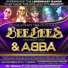 The Ultimate Tribute to the BeeGees & ABBA – THE METROPOLITAN THEATRE