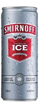 The stuff comes in aluminum cans. Liquorland Mobile
