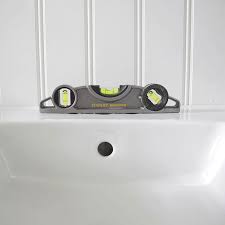 how to install a pedestal sink