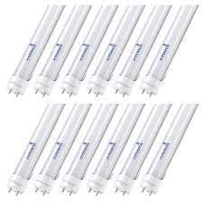 Hyperikon T8 T10 T12 Led Tube Light 4ft Single End Powered 18w Frosted 4000k 12 Pack Want To Know More Click On The Led Tube Light Led Tubes Tube Light
