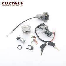 You will generally get these systems in the place where three wires are twisted together. Scooter Ignition Lock Key Set For Baotian Bt49qt 50cc 4 Stroke Locks Latches Aliexpress