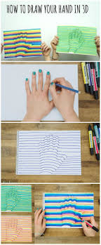 1024x1448 3d hole drawings on paper step by step 3d drawing step by step. 3d Hand Art Step By Step Instructions Video Tutorial Hand Art 3d Hand Art Hand Art Drawing