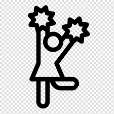 This unique, one of a kind. Cheerleading Transparency Dance Silhouette Pom Pom Pompom Cheerleading Uniforms Symbol Logo Transparent Background Png Clipart Hiclipart