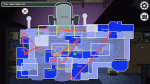 Moving carefully around the company headquarters. Among Us Maps Vent Locations Emergencies And Visual Tasks Pcgamesn