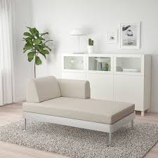 Delaktig Chaise With Armrest Gunnared Beige Ikea In 2020 Chaise Longue Chaise Lounges Love Seat