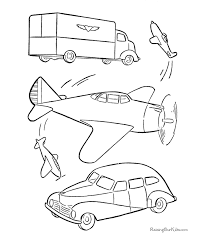 A is for arrow coloring page. Coloring Pages Of Cars 024