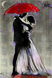 Epic graffiti 'red rainy love' by loui jover canvas wall art, 18 x 26, black. Catch Me I Am Falling Drawing By Loui Jover Saatchi Art