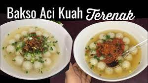 Resep Bakso Aci Kuah Terenak Tanpa Mecin Youtube