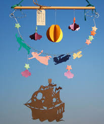 Peter Pan Nursery Https Www Facebook Com Smilingwillowatelier Baby Mobile Paper Mobile Peter Pan Nursery