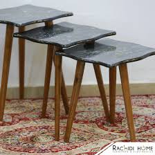 Stunning personalized coffee table with end tables. Rachidi Home Special Collection Of Coffee Tables With Facebook