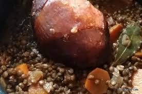 Le Blog De Cata Lentilles Vertes Au Jambonneau Grille Recettes De Cuisine Lentilles Vertes Recette Lentilles
