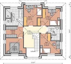 Stadtvilla Grundriss Obergeschoss Mit 3 Kinderzimmer Ankleidezimmer Sowie Eigenes Bad Fur Die Kinder In 2020 Grundriss Stadtvilla Haus Grundriss Stadtvilla