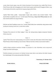 Contoh perjanjian sewa menyewa , baik itu perjanjian sewa rumah, sewa mobil, sewa alat berat maupun perjanjian sewa menyewa barang lain. Komik Komputer Informasi Contoh Surat Perjanjian Sewa Kios Atau Ruko