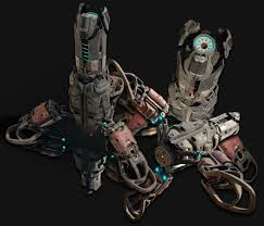 Sci Fi Cyberpunk Beacon 3d Model In 2020 Hard Surface Modeling Model 3d Model