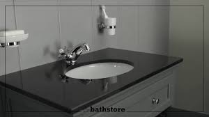 Select stone countertop basin available in traditional and modern designs. Savoy Charcoal Grey 790 Basin Unit With Granite Top And Basin Youtube