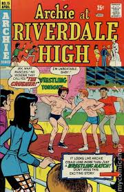 Archie's idea of a floating hot dog stand at the riverdale beach while throbb temple is filming a war movie there leads to the arrest of two notorious jewel thieves and the gang meeting superstar throbb temple. Archie At Riverdale High 1972 Comic Books 1974