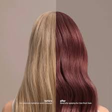 Colored hair needs to be washed with formulas that are up for the task. Color Fresh Masks Temporary Color Care Wella Professionals