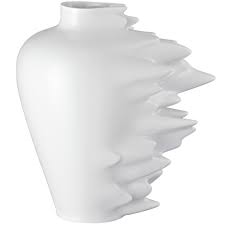 Vase 30 Cm Fast Weiss Rosenthal Porzellan Onlineshop Vase Weiss Vase Digitale Technologie