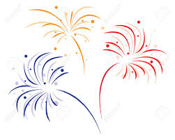 Nouvel an, feux d'artifice, étincelle, nuit, nuit, feu vert, festival, célébration, feu d'artifice. Feux D Artifice Eclatant De Couleur Sur Fond Blanc Clip Art Libres De Droits Vecteurs Et Illustration Image 33248764