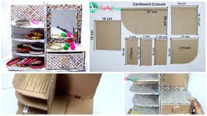 Dry ingredients, including spaghetti noodles, cereal, popcorn kernels and granola, stay fresh in pop containers with an airtight seal. How To Make Dressing Table Vanity Table Desk Organizer From Cardboard Newspaper Desk Organization Diy Make A Dressing Table Cardboard Organizer