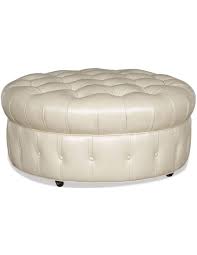 Maybe you would like to learn more about one of these? Tufted Round Leather Ottoman