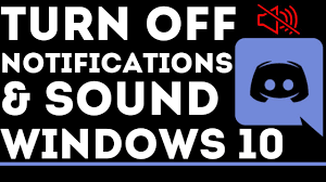Just follow the steps below: How To Turn Off Discord Notifications Sounds On Windows 10 Youtube