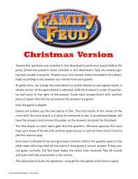 Besides white christmas, name a song on big crosby's white christmas album.(7 answers) jingle bells ( 40 points) Christmas Family Feud Printable Game Christmas Family Game Party Game Family Frie Family Feud Game Christmas Family Feud Christmas Games For Family