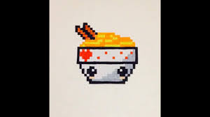 In general, this means studying anatomy, perspective, light and shadow. Pixel Art Food 1 Noodles Youtube