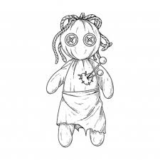 There is a new voodoo doll in coloring sheets section. Premium Vector Voodoo Doll