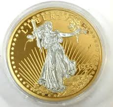 It was first introduced in 1850 after gold supply increased exponentially due to the california gold rush. United States Of America 1933 Gold Double Eagle Replica