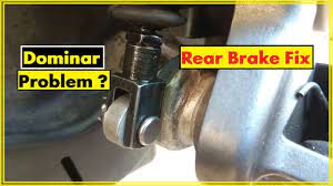 Dominar 400 Rear Brake Problem Fix A Must Watch Fix It Yourself Youtube