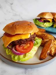 Load the frozen veggie burgers into your air fryer basket making sure that they don't overlap. Air Fryer Hamburgers So Juicy Easy Hint Of Healthy