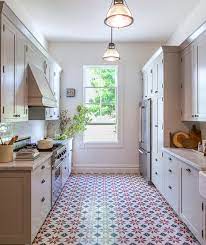 Don't believe white kitchen floor tiles are for you? Red And Black Mosaic Kitchen Floor Tiles Design Ideas