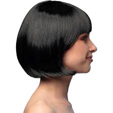 Hatstar Bob pruik zwart, Charleston pruik voor dames en heren,  kostuumaccessoire voor carnaval en Halloween, 100% polyester : Amazon.nl:  Speelgoed & spellen