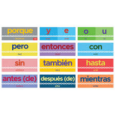Connecting Words Spanish Sign Set Spanish Teacher S Discovery