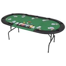 Si vous n'avez pas beaucoup d'espace a la maison, grâce a ses dimensions, il peut se ranger. Table De Poker Table Multi Jeux Pliable Pour 9 Joueurs 3 Plis Ovale Vert Achat Vente Table Multi Jeux Cdiscount