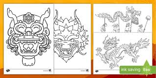 Chinese dragon coloring pages to print. Chinese Dragon Colouring Pictures Chinese New Year