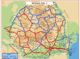 Harta autostrazilor include atat autostrazile aflate in exploatare (trasate cu verde), cat si cele aflate in executie (portocaliu) sau in stadiul de proiect (negru). Reteaua Ten T Romania Harta Equilibrium