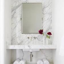 marble shelf above bathroom sink design