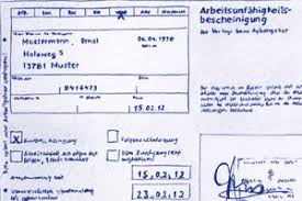 Wann und wie muss ein arbeitnehmer seine krankmeldung abgeben? Arbeitsunfahigkeitsbescheinigung Krankenkasse Vorlegen Au