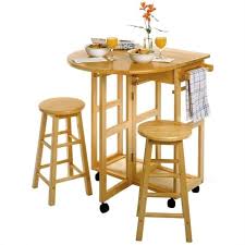 Kitchen bar stool and chair options. Winsome Basics Mobile Breakfast Bar Table Set With 2 Stools In Natural 89332