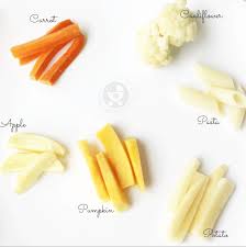 Carrots are the perfect size and shape for little hands. 106 Baby Finger Food Recipes