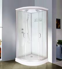 This system works well with standard 48″ wide rectangular shower. Royal Home Showers 36 X 86 Round Sliding Shower Enclosure With Base Included Reviews Wayfair