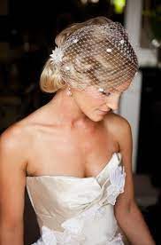 Modern Finger Waves With Birdcage Veil Hair By Monica Gingold Veil Hairstyles Birdcage Veil Hairstyle Wedding Hairstyles