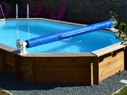 Volet hors sol motorisé luxe 8 x 4 m pour piscine. Enrouleur Luxe Pour Piscine Hors Sol Sunbay