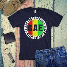 Black And Educated Shirt Pin On Products