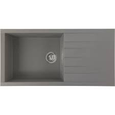 Stradour Evier A Encastrer Cube En Smc Gris Beton 16 1 Bac Dim 100 50 Cm Vidage Manuel Achat Vente Evier De Cuisine Evier A Encastrer Cube En Smc Cdiscount