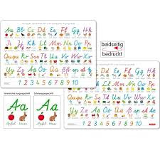Lerntafel Schreibschrift Lernen Ab 6 Jahre In 2020 Schreibschrift Abc Poster Schulausgangsschrift